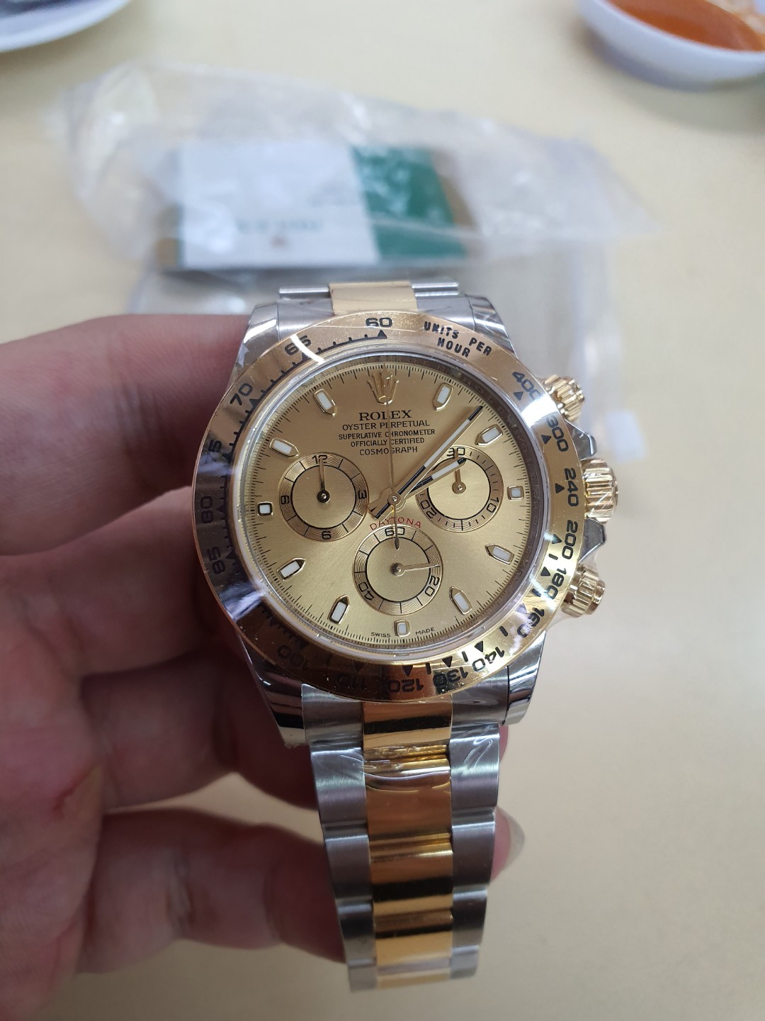 Rolex Daytona Two Tone Gold Dial 116503 
