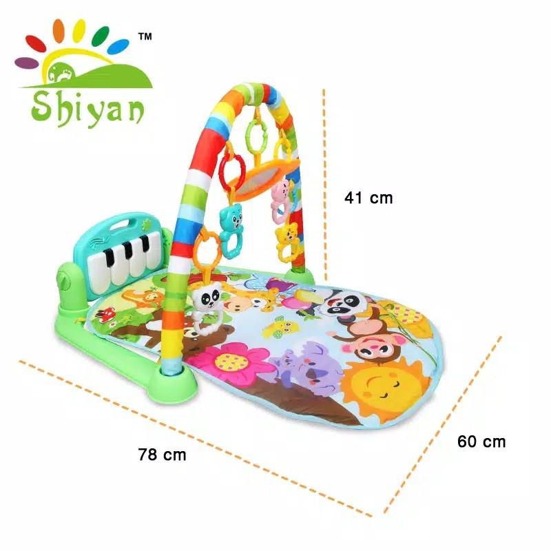 [Shiyan] baby gym musical set musik bayi playmat matras mainan piano