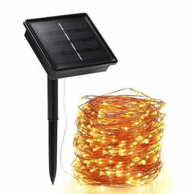 Solar String Lights 72ft 200 Led Rope Light 8 Modes Warm White Solar String Lights 72ft 200 Led Rope