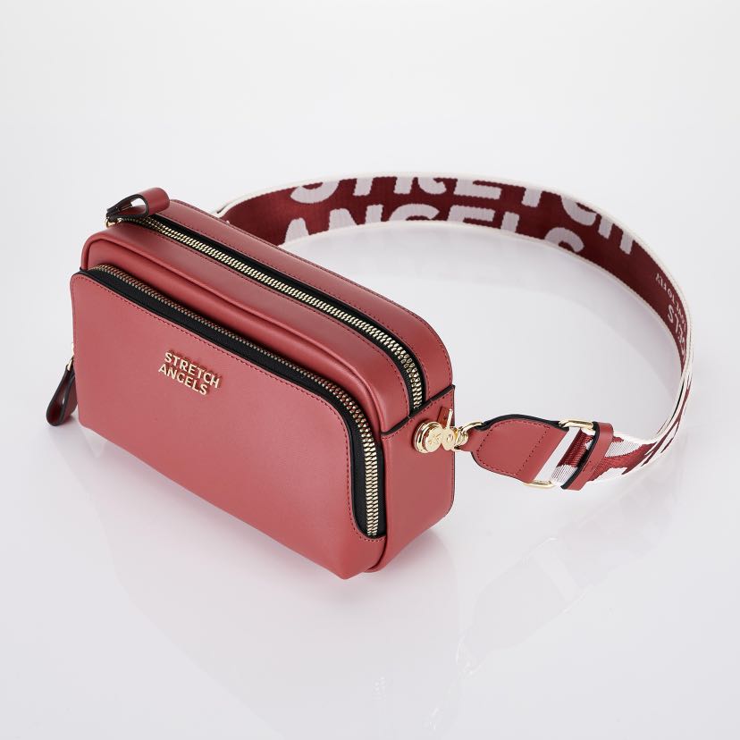 Stretch Angels Panini Metal Solid Logo Bag Women s Fashion Bags