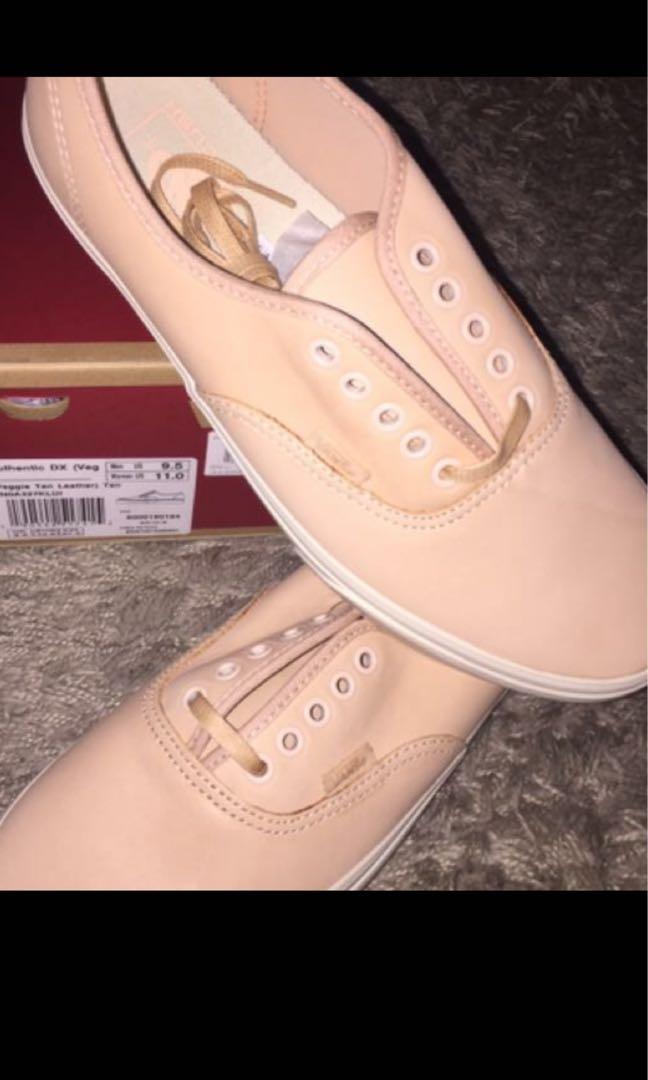 VANS VEGGIE TAN AUTHENTIC LEATHER Men s Fashion Footwear Dress