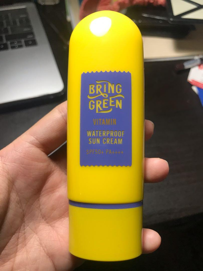 bring green vitamin sun cream