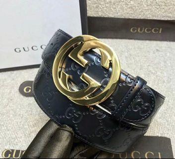 GUCCI Signature Leather Belt