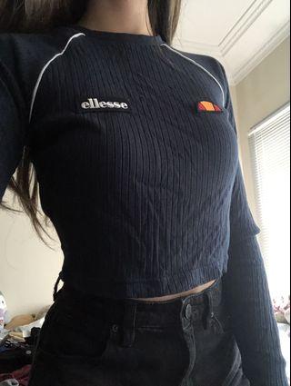 Ellesse Long Sleeve Ribbed Top