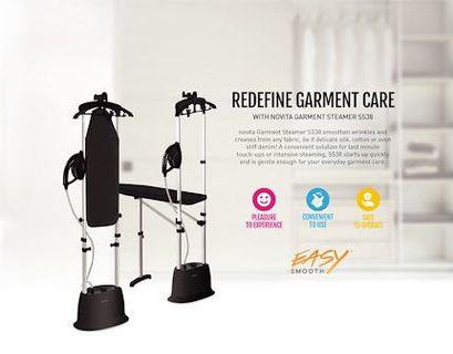 Novita SS38 Garment Steamer with Ironing Board