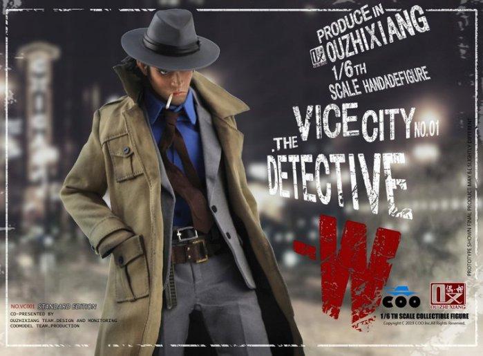 全新現貨】1/6 COOMODEL X 偶之相VC001 罪惡都市- 偵探W VICE CITY