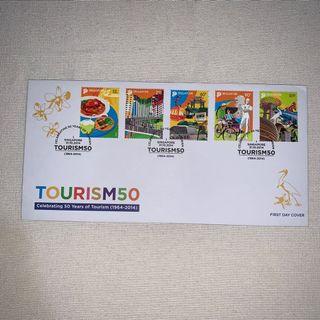SINGAPORE TOURISM 50 YEARS STAMPS SERIES 1964 - 2014 COLLECTORS SET