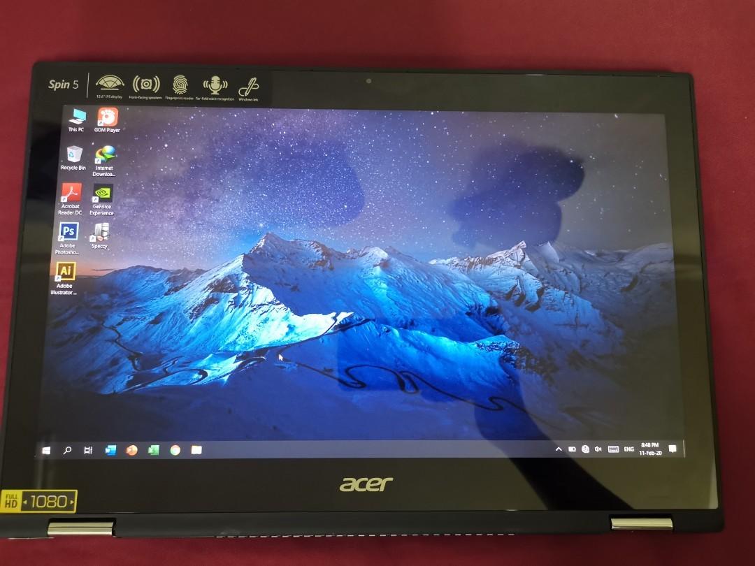 Acer spin 5 gtx 1050 top