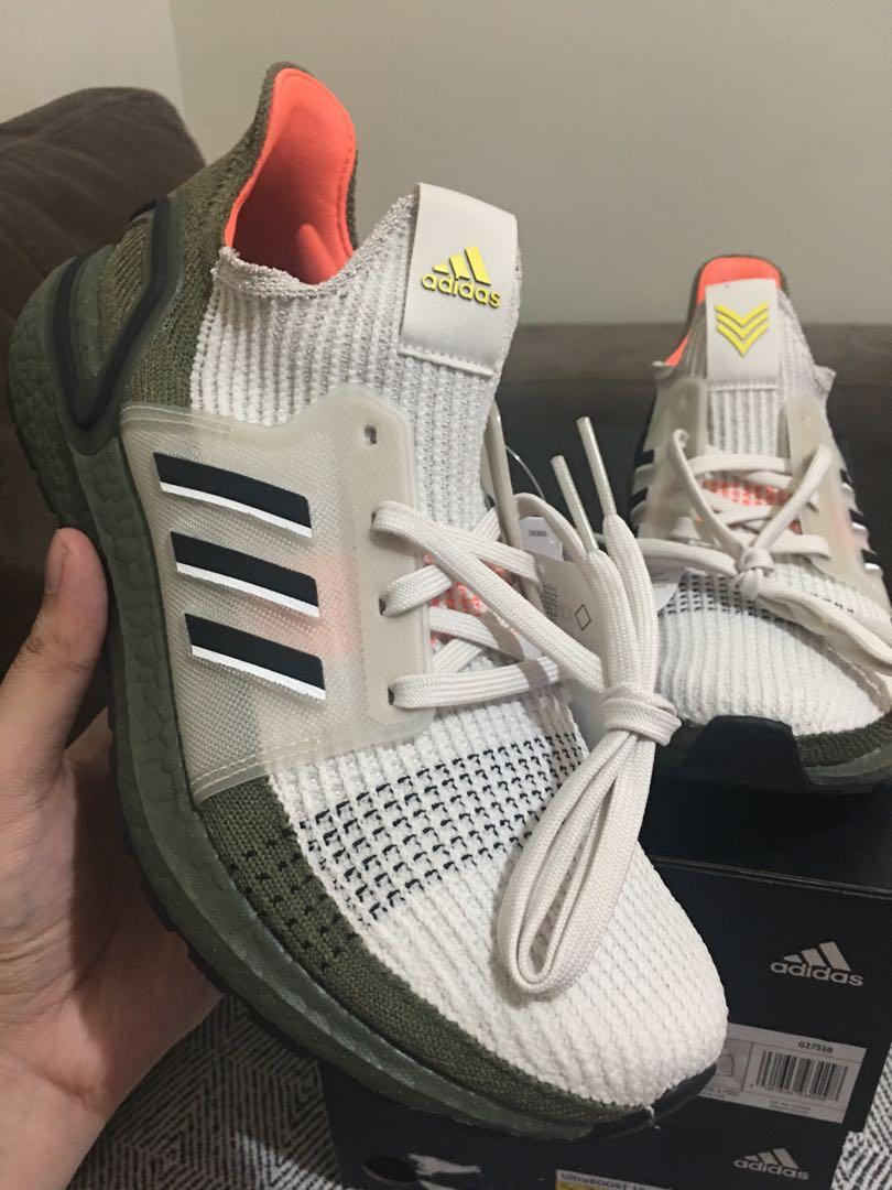 Adidas Ultraboost 19 Olive Men s Fashion Footwear Sneakers on