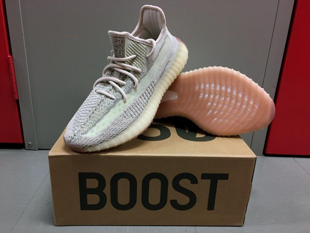 ADIDAS YEEZY BOOST 350 V2 CITRIN FW3042 CLOUD WHITE LUNDMARK