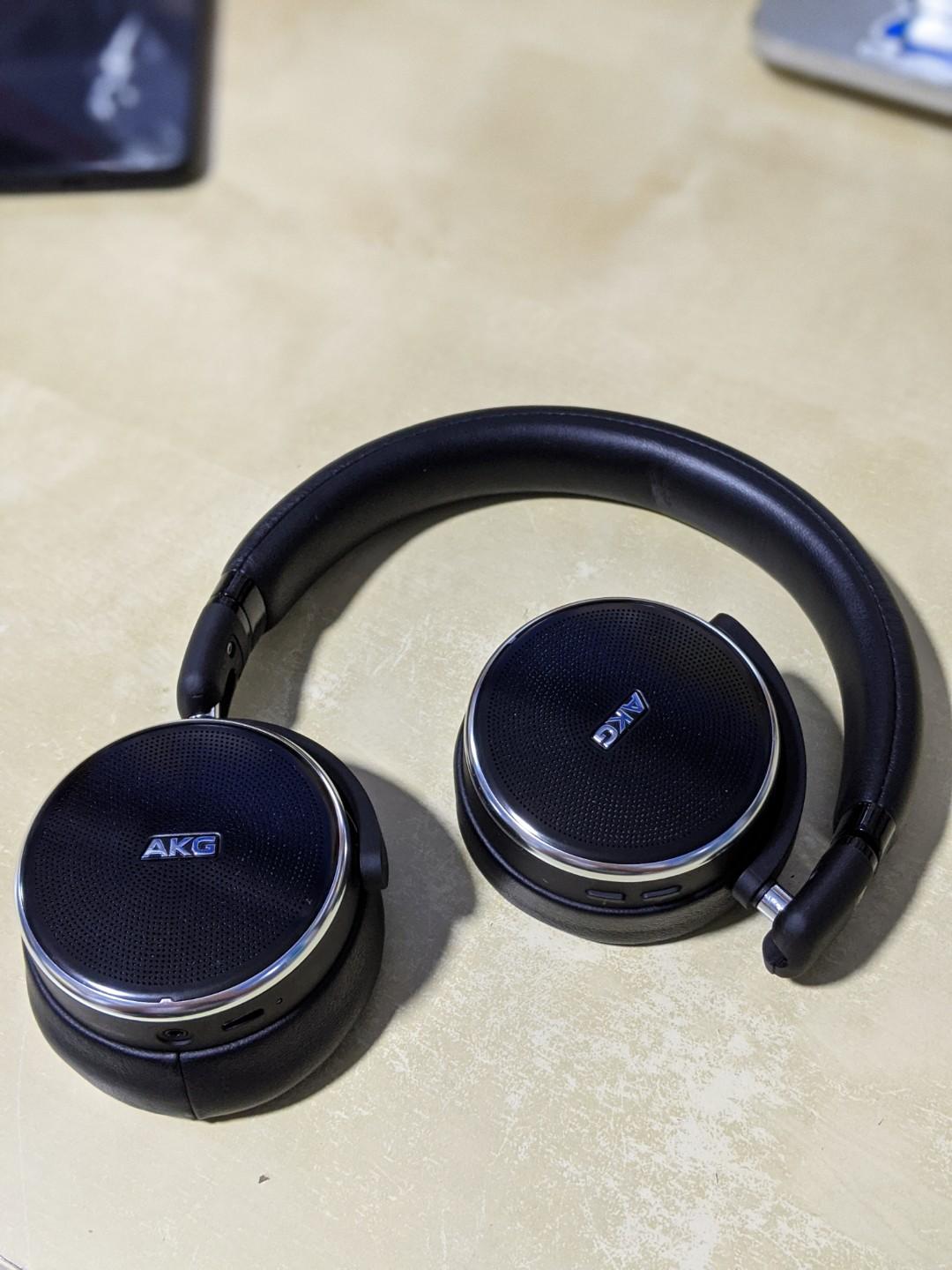 AKG N60NC Wireless Bluetooth Noise Cancelling Headphones Audio Headphones Headsets on Carousell