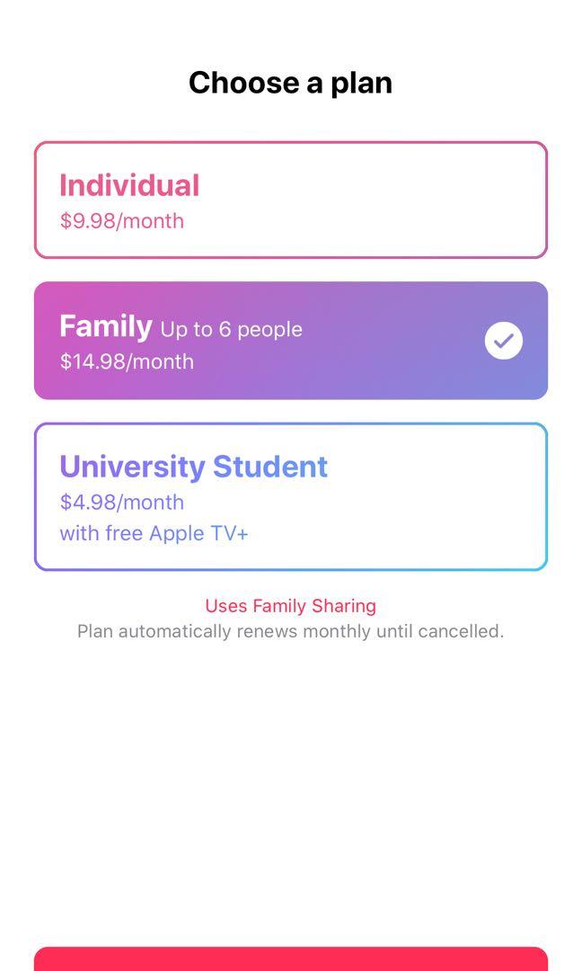 Apple Music Subscription Tv Home Appliances Tv Entertainment Tv Parts Accessories On Carousell
