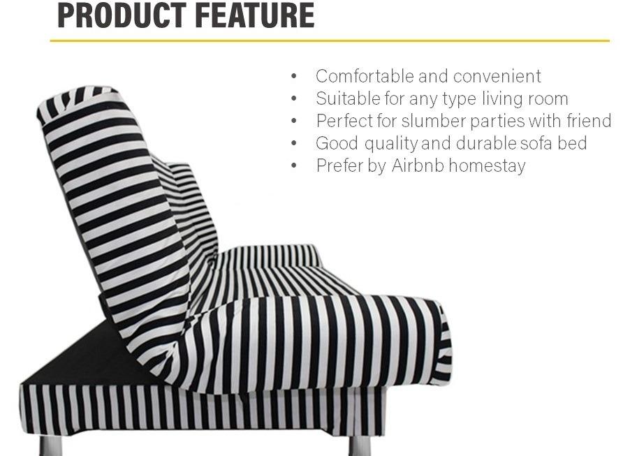 Athena Export Quality 3 Seater Canvas Sofa Bed, Furniture & Home Living