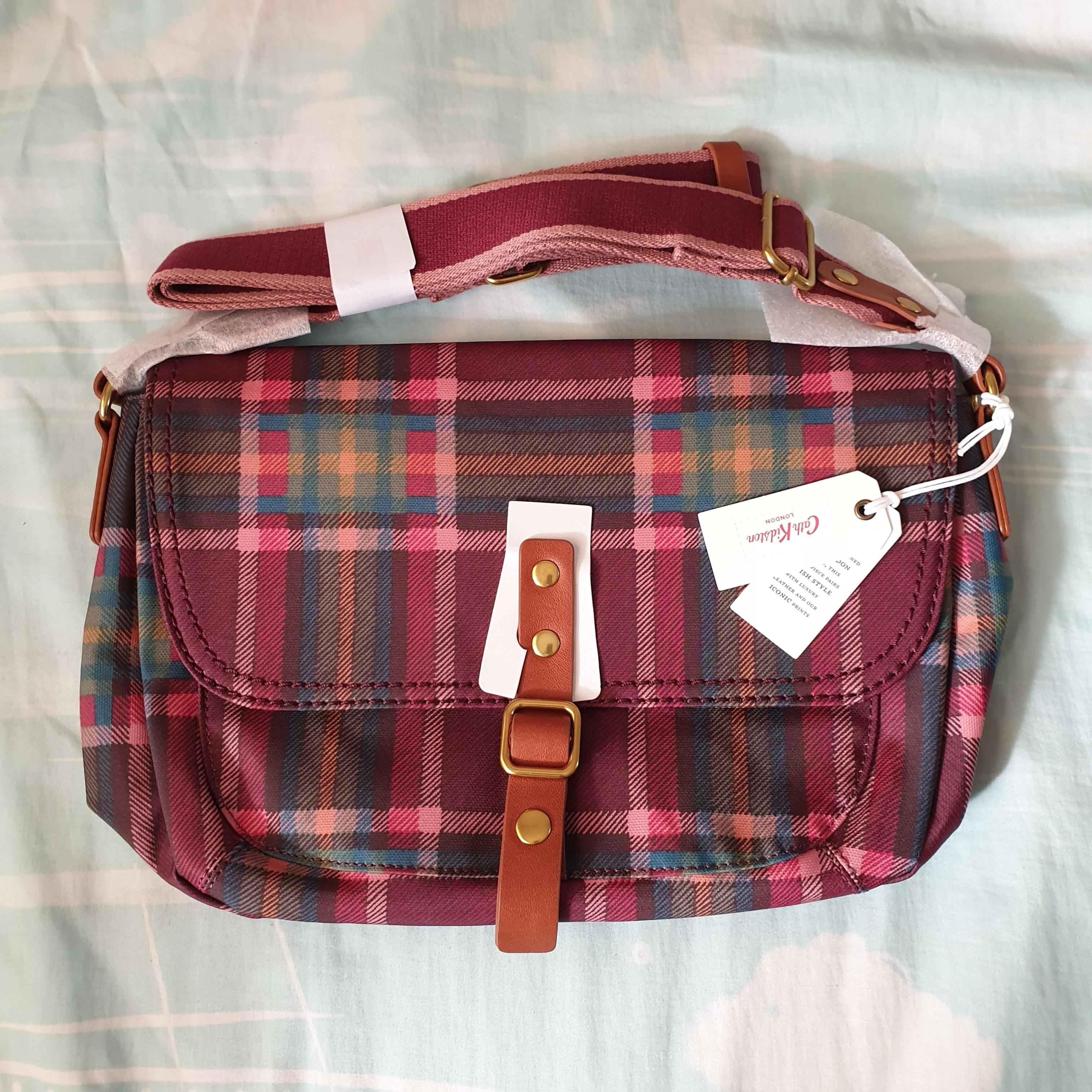 cath kidston tartan bag