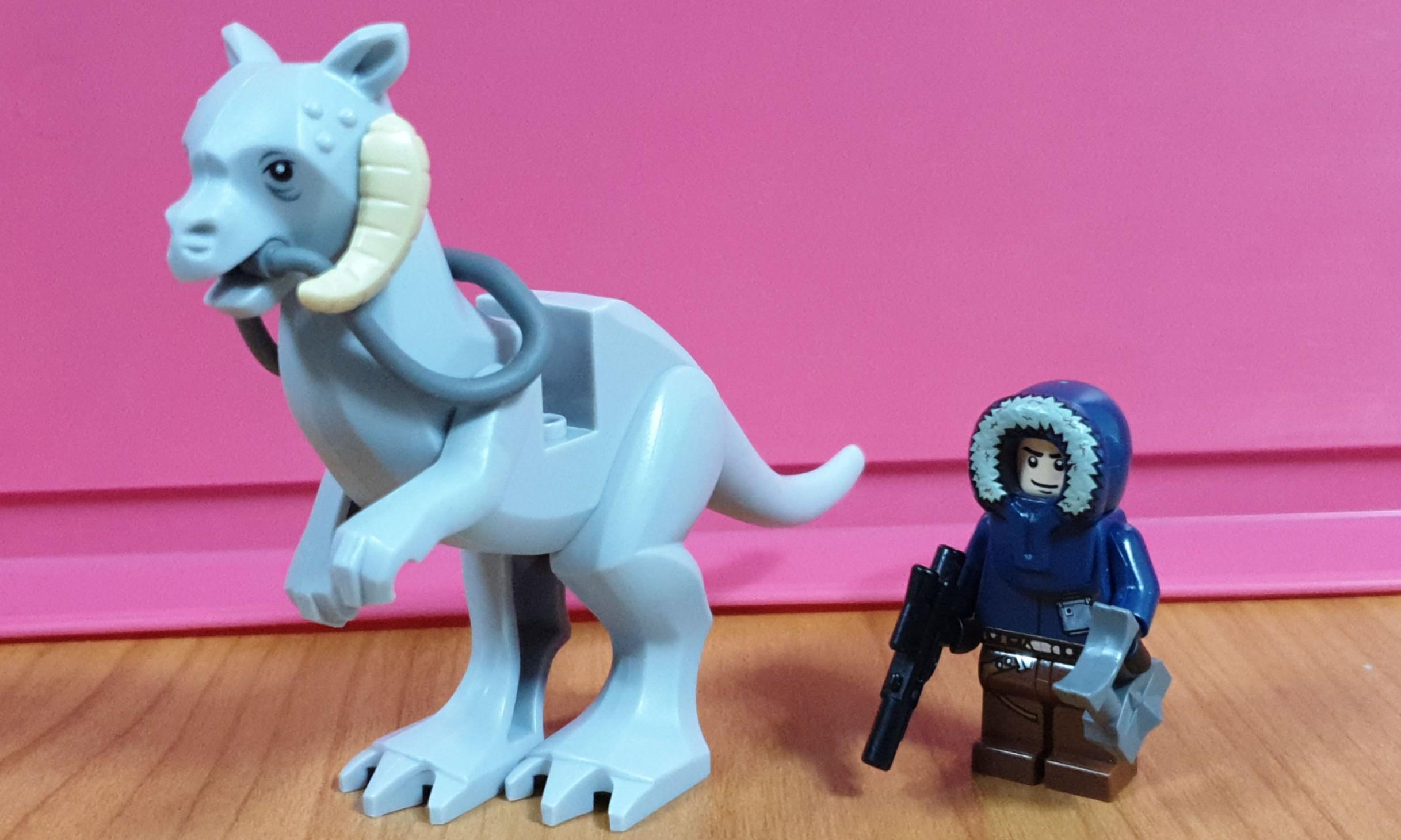 Authentic Lego Han Solo with Tauntaun Hobbies Toys Toys Games on Carousell
