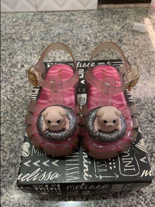 Mini melissa pig sandals sale