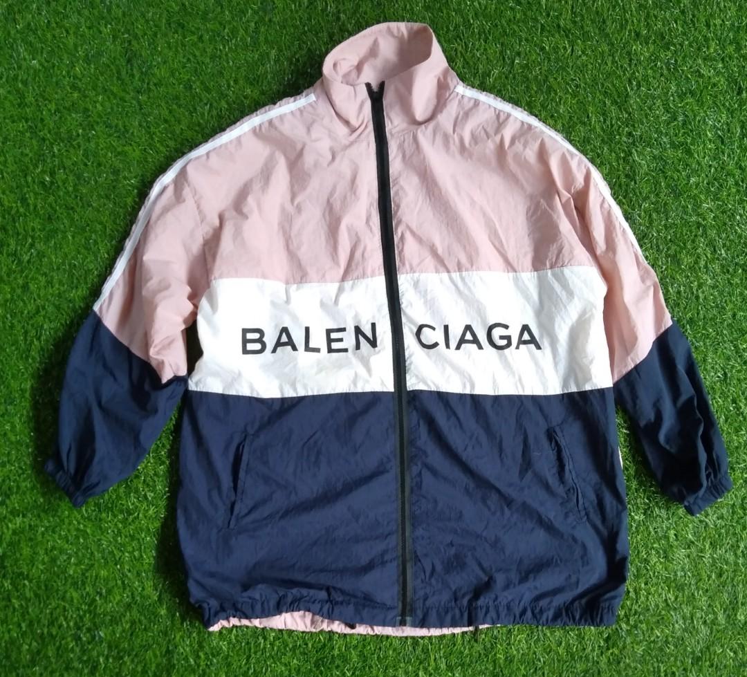 Balenciaga Windbreaker No hood Men s Fashion Coats Jackets
