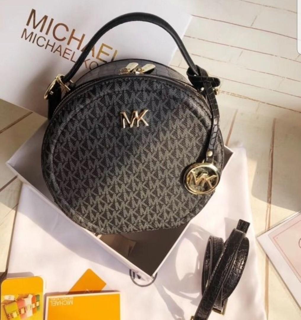 Mk round sling bag hot sale