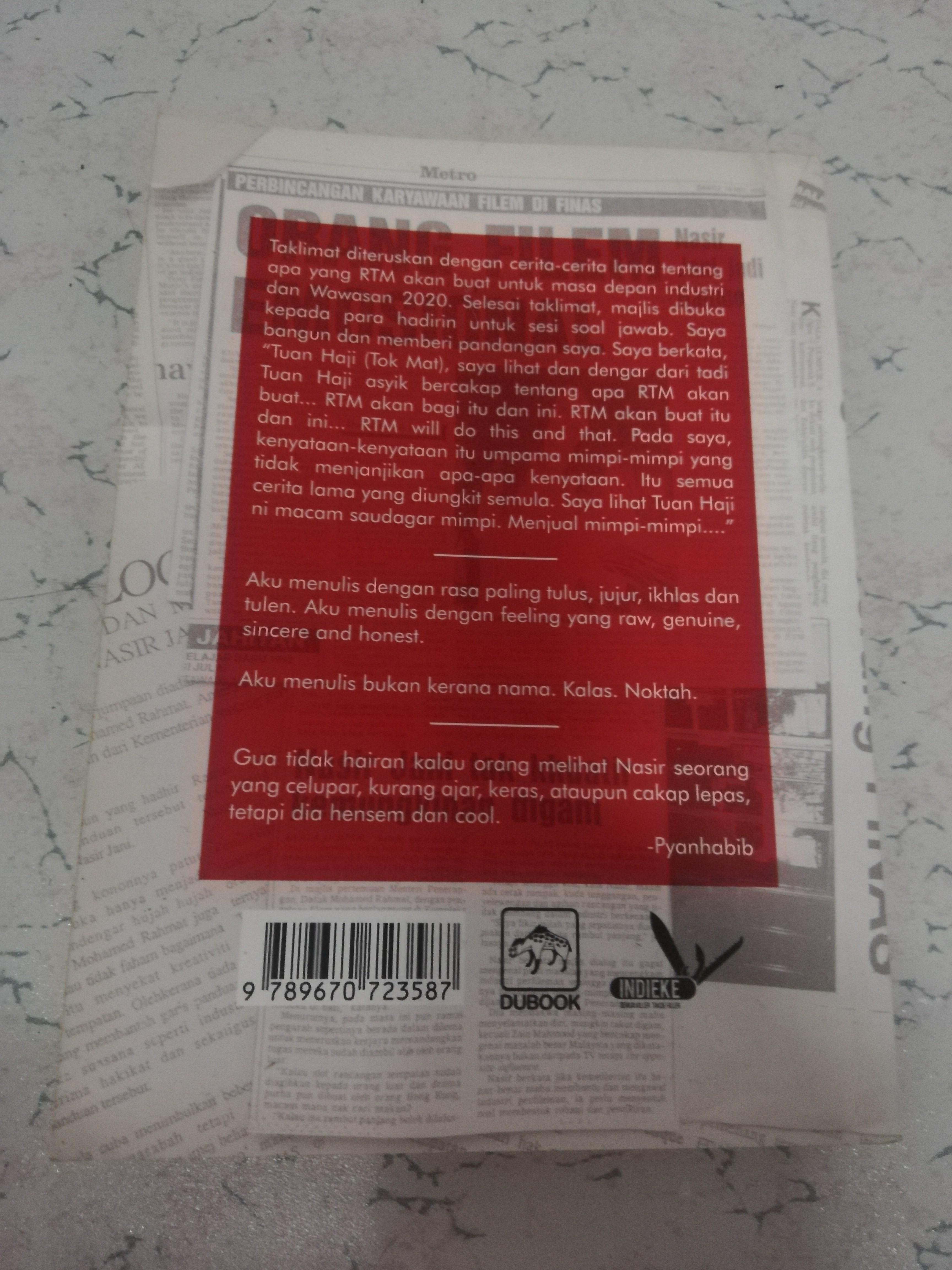 Brader Kita Mesti Terus Hidup By Nasir Jani Books Stationery Books On Carousell