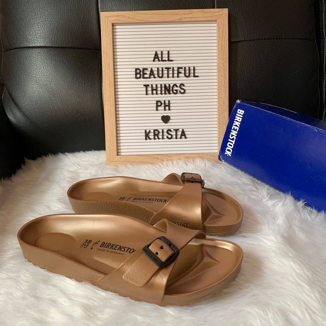 birkenstock madrid eva bronze