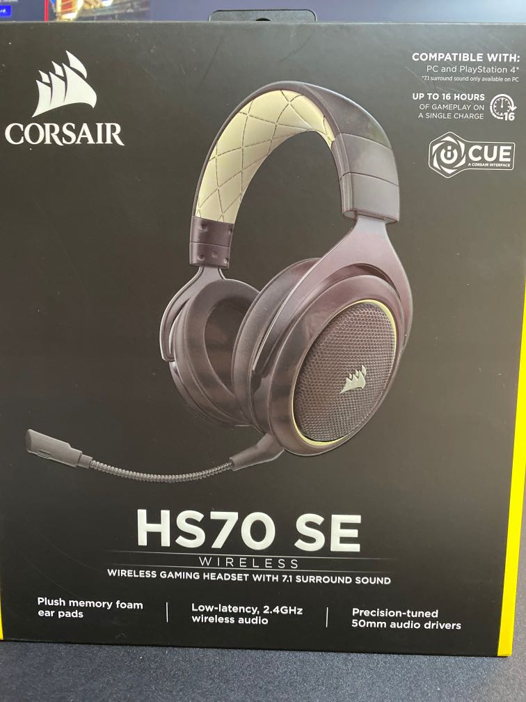 Corsair HS70SE gaming headphones Audio Headphones Headsets on Carousell