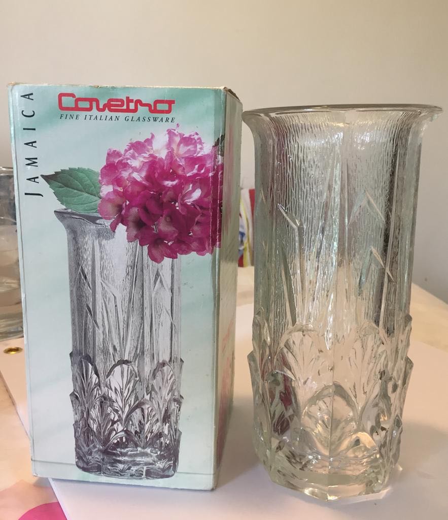 Covetro “JAMAICA” vase, 24cm, Furniture & Home Living, Kitchenware