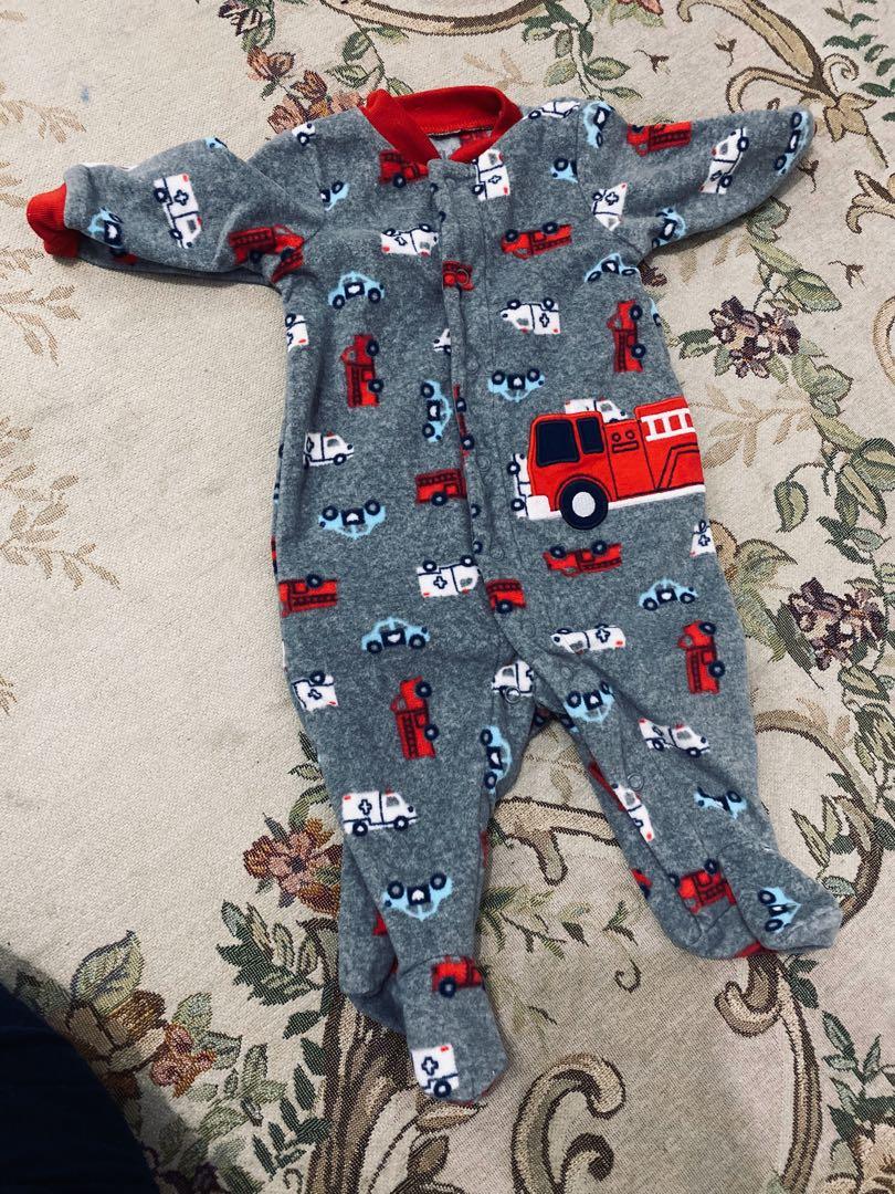 fleece baby sleepsuit