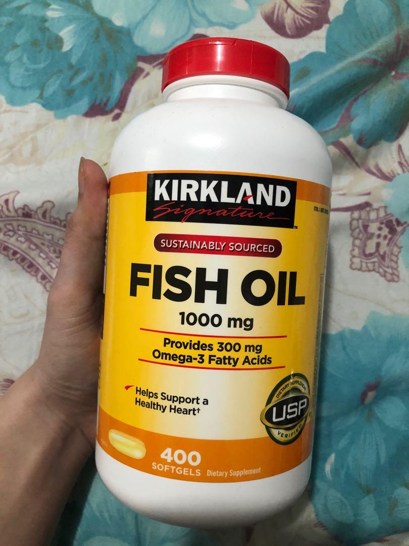Kirkland Fish Oil & Vit E, Health & Nutrition, Health Supplements