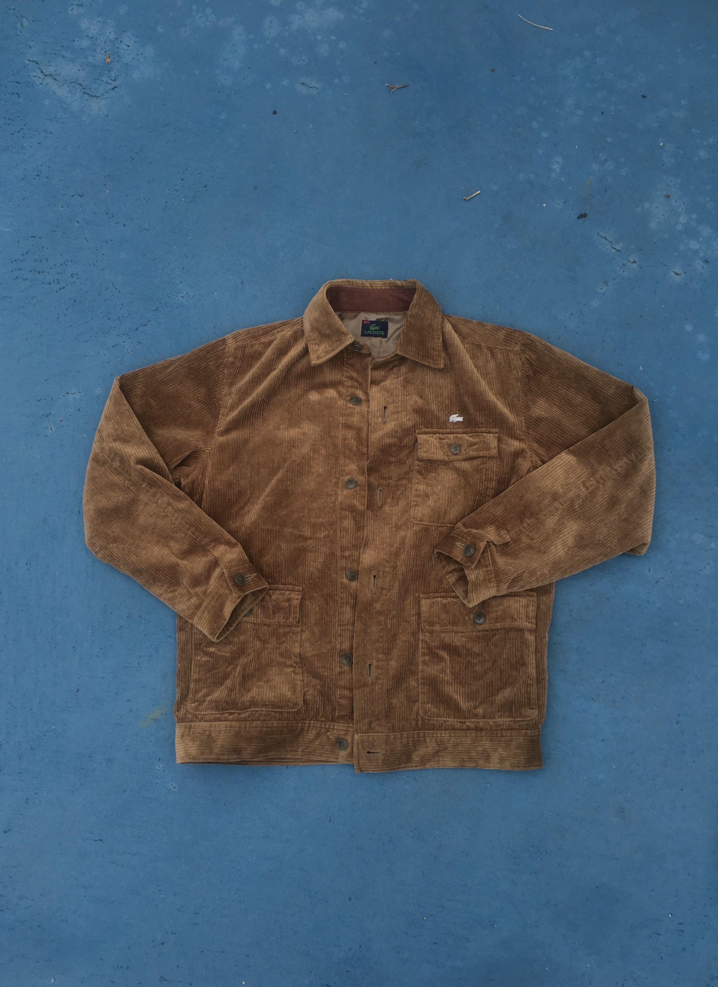 LACOSTE CORDUROY JACKET VTG, Men's 