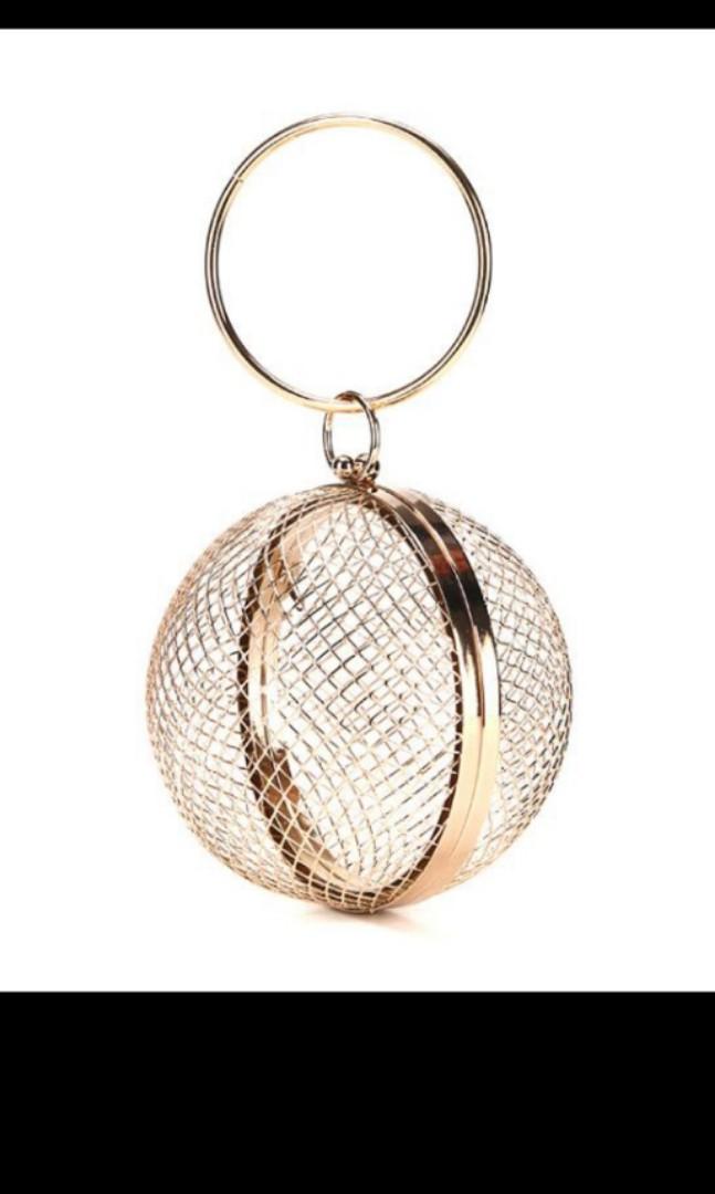 Gold discount sphere bag