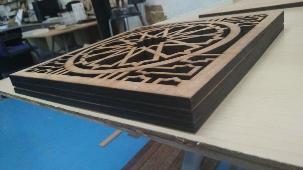 LASER WOOD CARVING, Furniture & Home Living, Furniture, Shelves