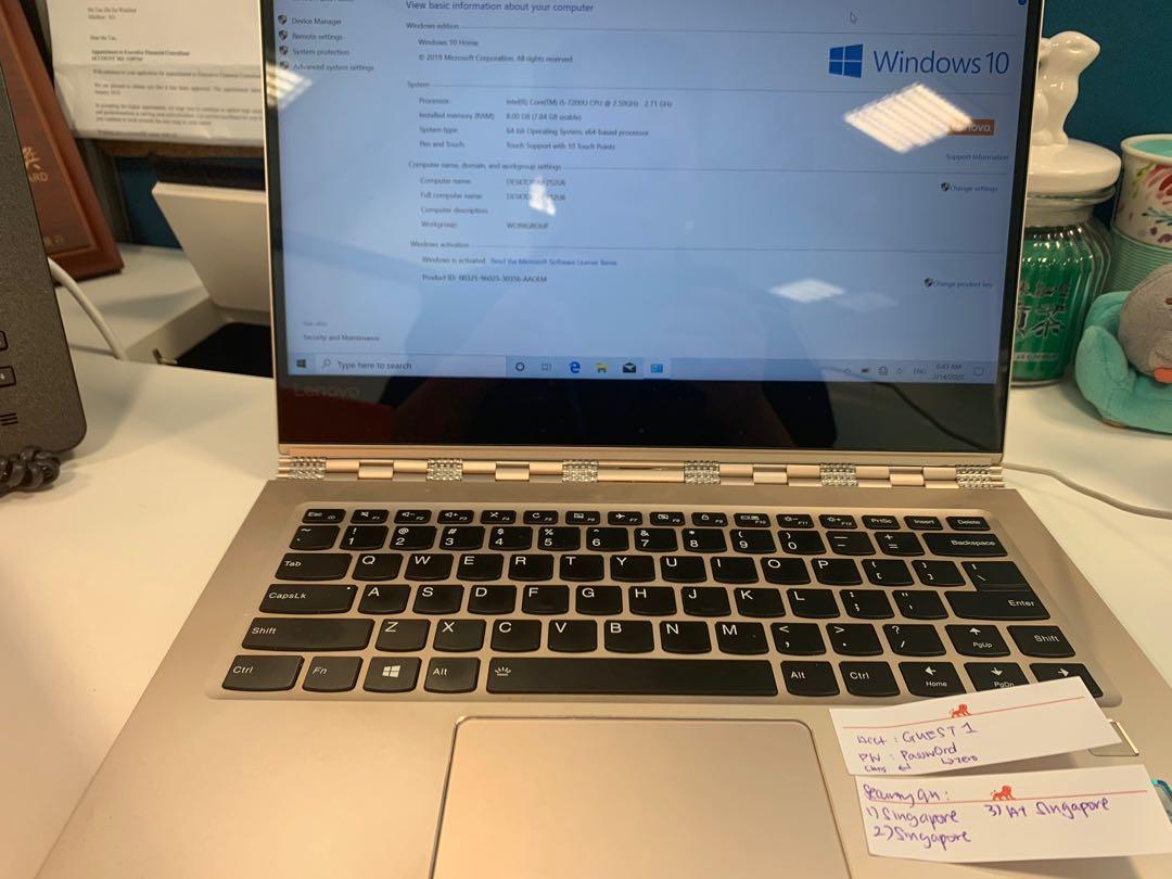 Lenovo Yoga 910 131 Kb Electronics Computers Laptops On Carousell