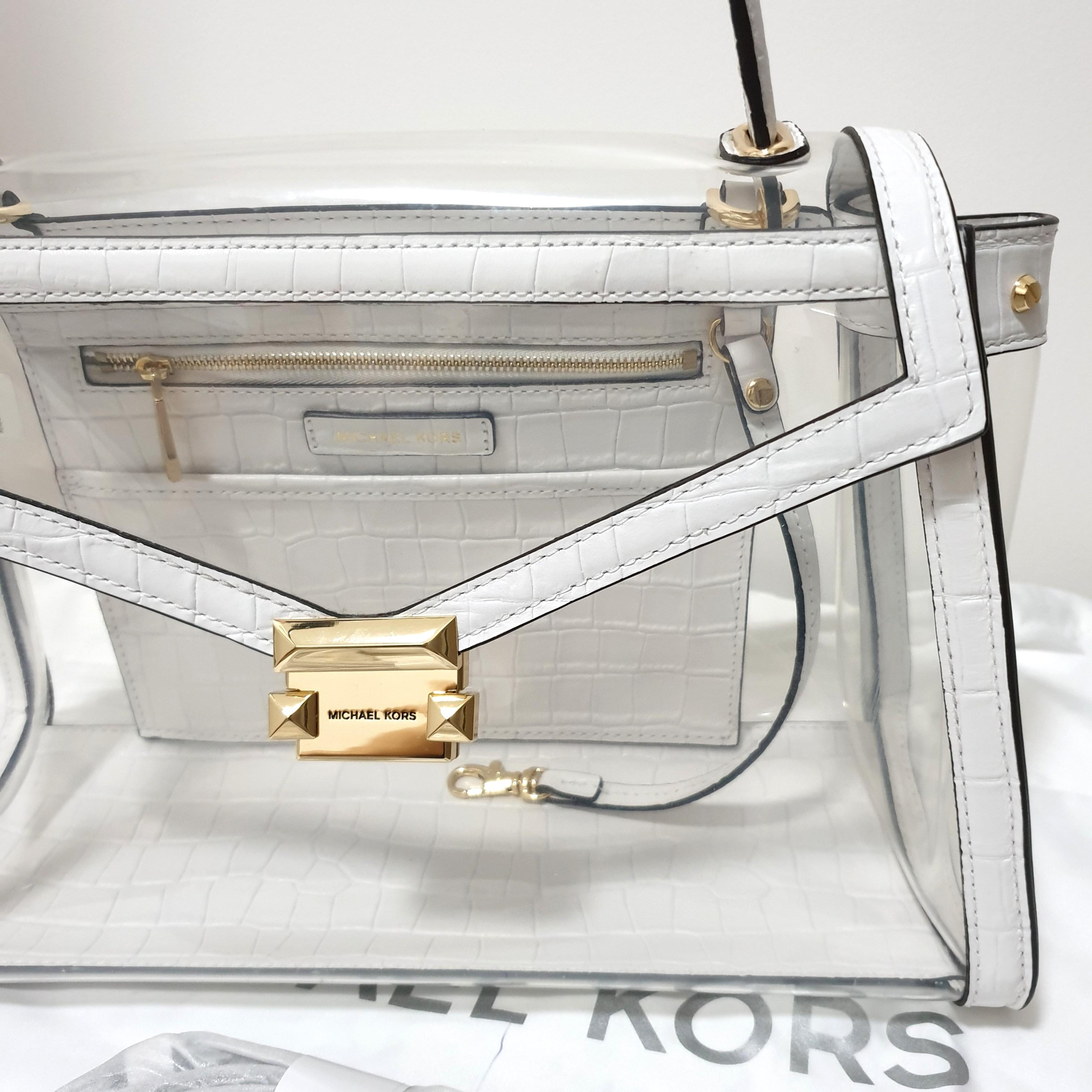 michael kors whitney clear tote