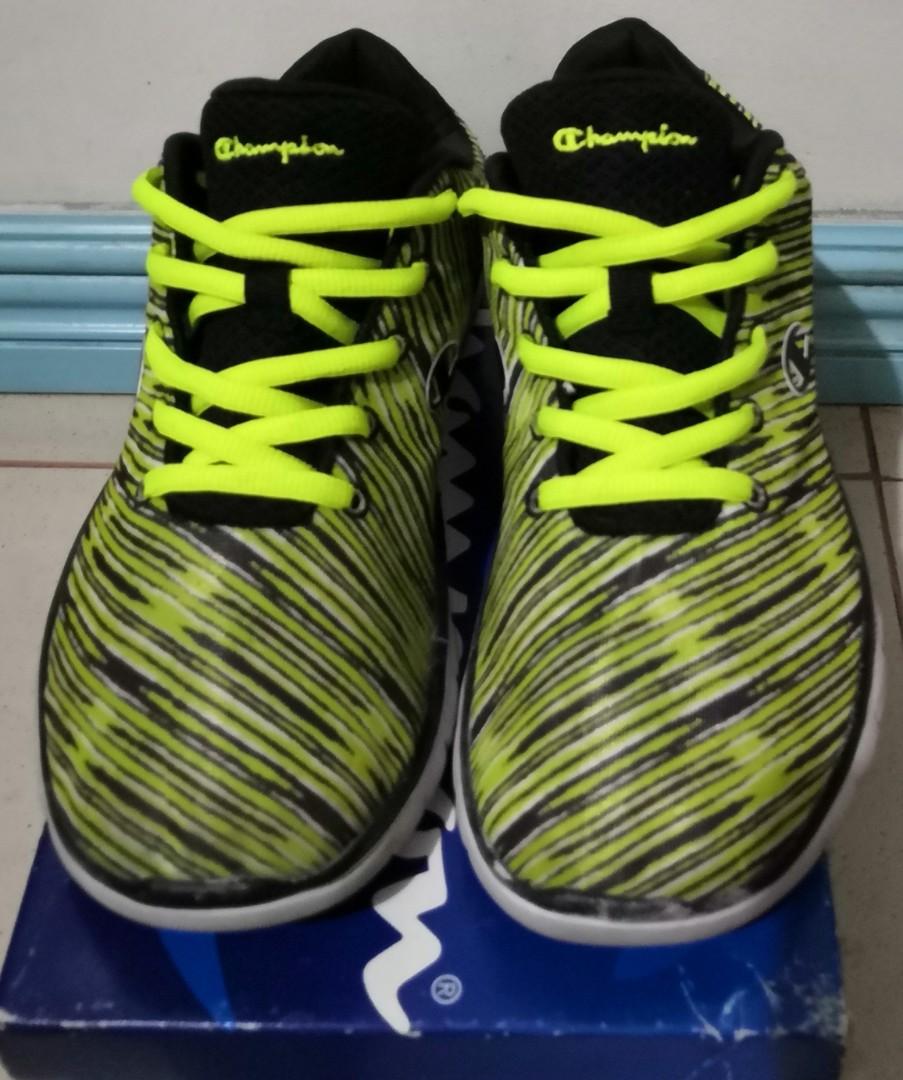 neon green champion shoes