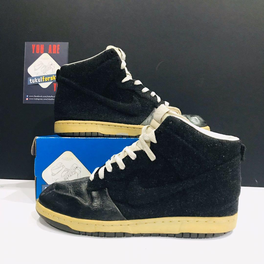 Nike Dunk High VT Premium Wool Midnight Fog Size UK8
