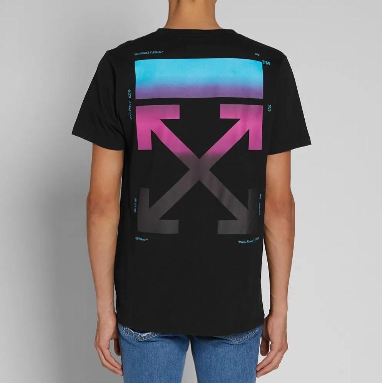 Gradient tee sales off white