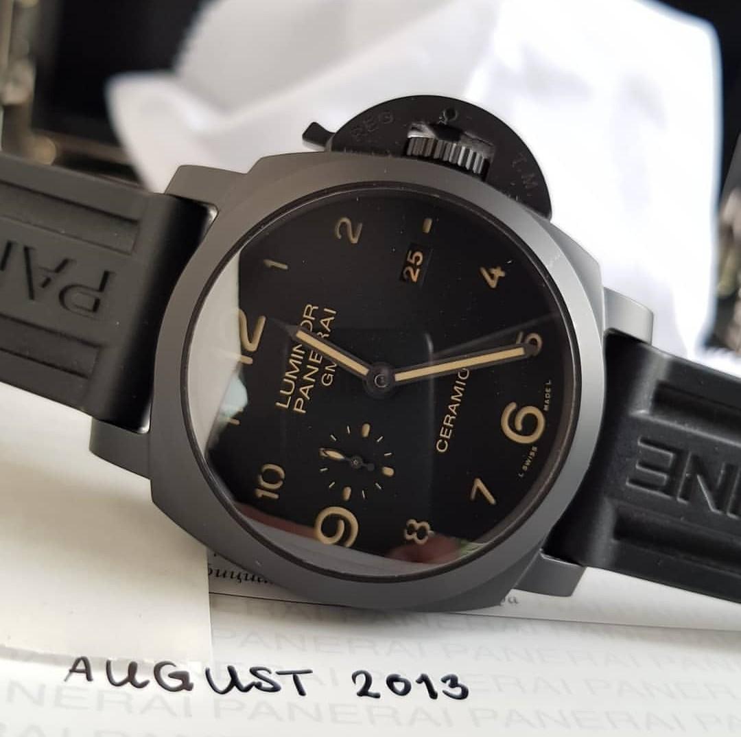 PANERAI LUMINOR GMT CERAMIC Fesyen Pria Jam Tangan di Carousell