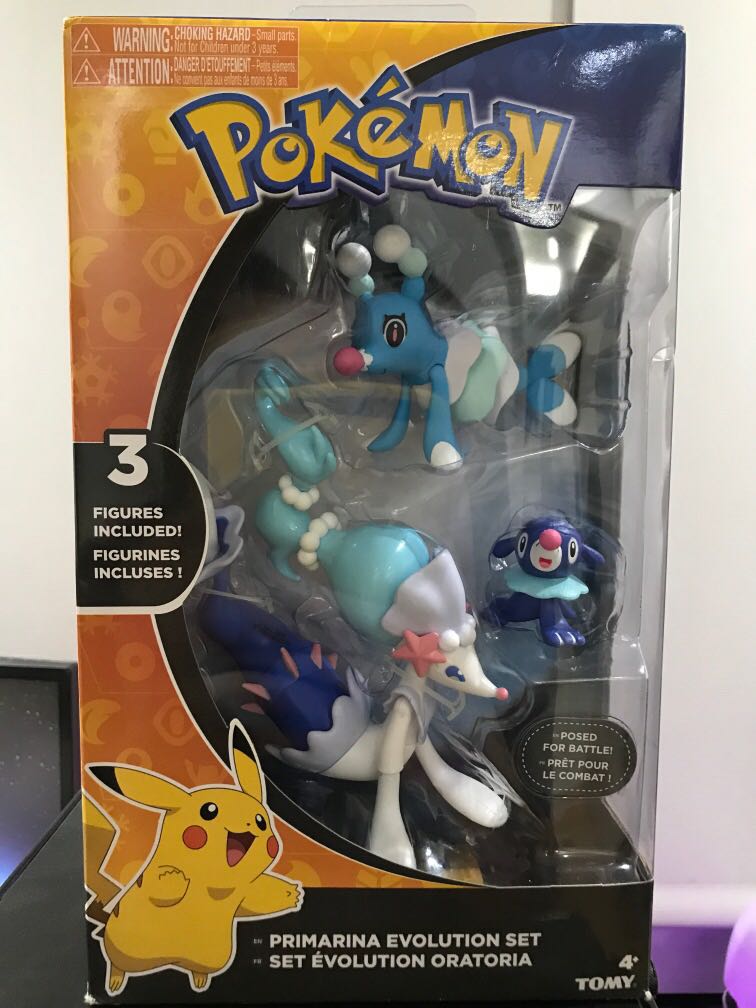 Pokemon Tomy Figure Primarina US exclusive Set Hobbies Toys