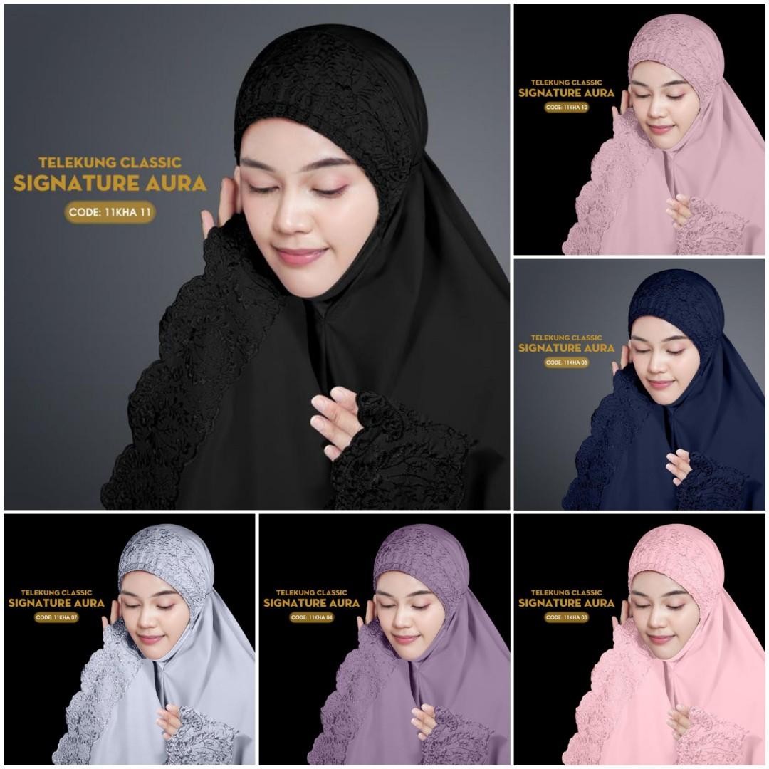  Siti  Khadijah Telekung Aura Women s Fashion Muslimah  