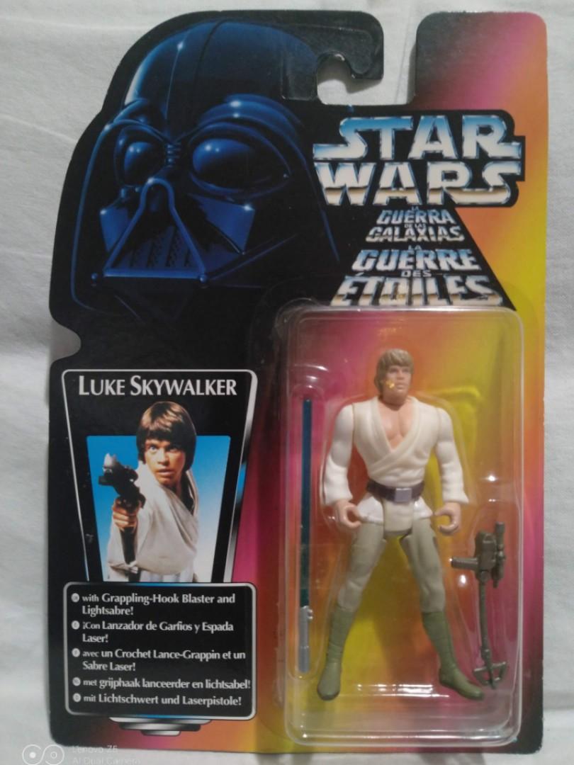 ACTION FIGURE: Star Wars POTF 1995 Luke Skywalker (Grappling Hook Blaster)