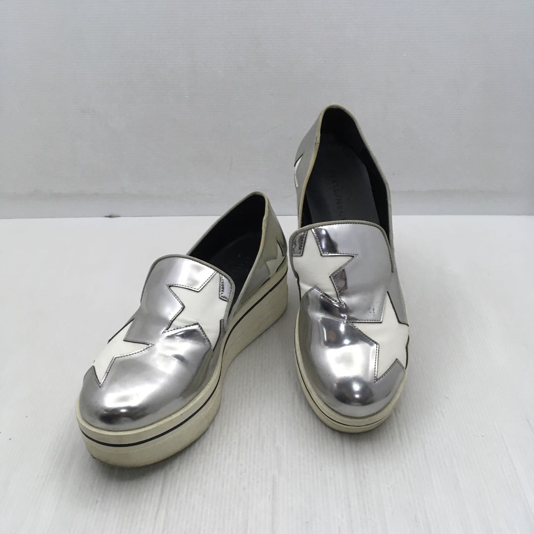stella mccartney silver sneakers