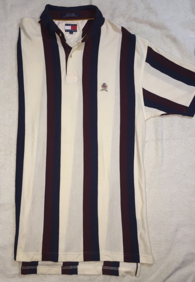 Vintage Striped Polo Shirt