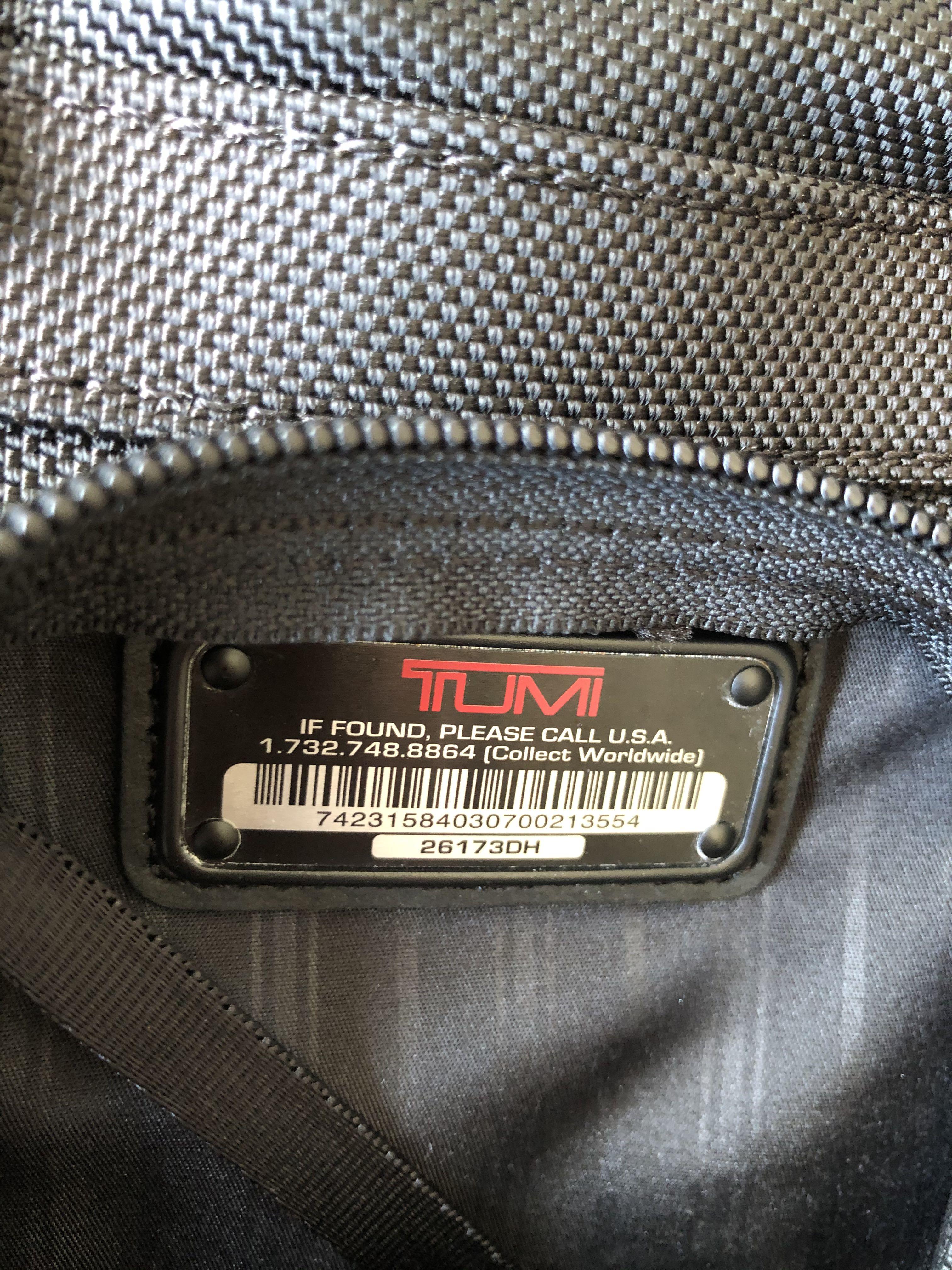 Tumi Backpack Alpha Bravo Compact Laptop Pack Black 26173DH, Men's ...