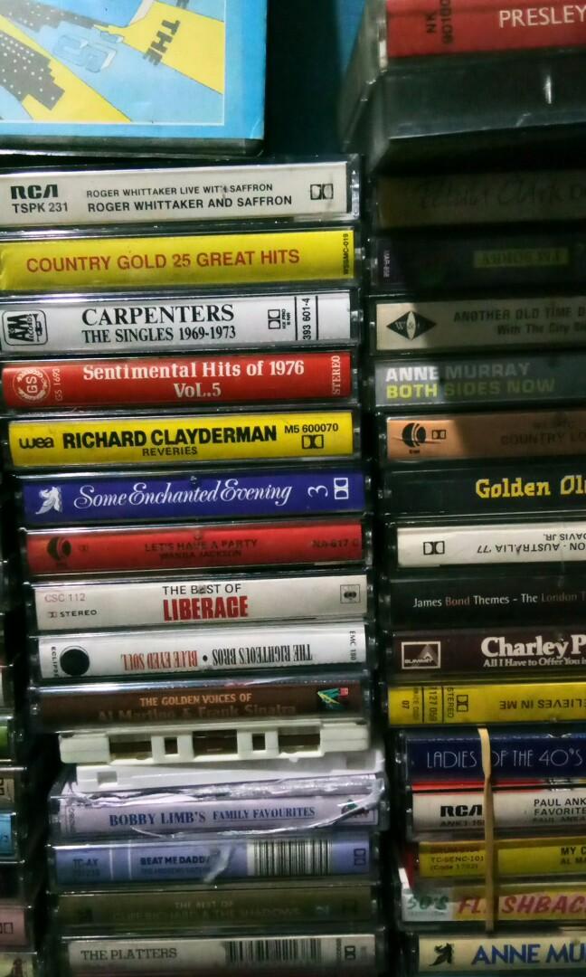 Used cassette tapes for sale, Hobbies & Toys, Music & Media, Vinyls on