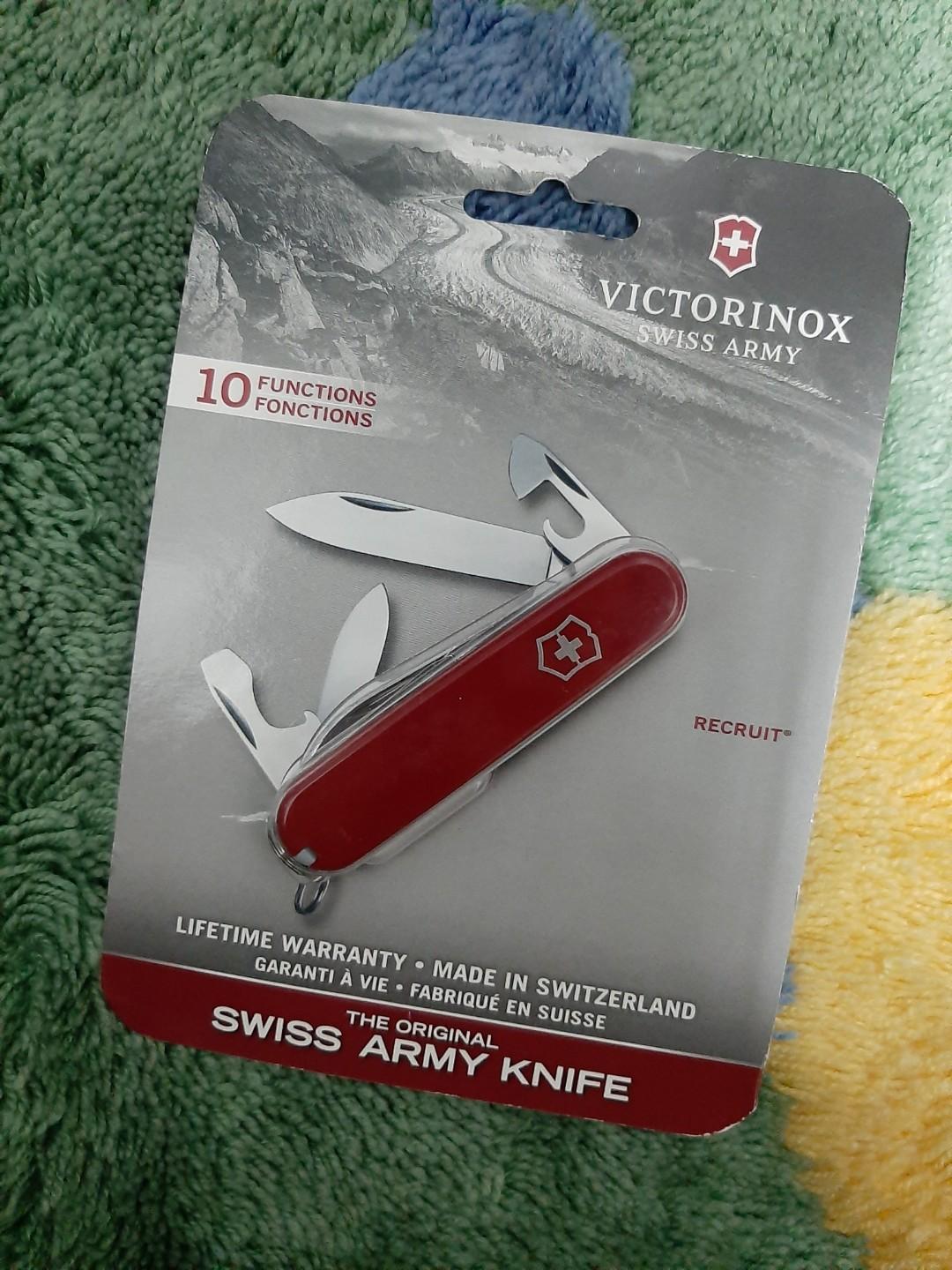 Victorinox Recruit Swiss Army Knife Sports Equipment Hiking