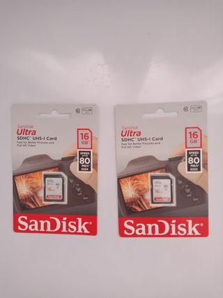Original Sandisk 16 gig Memory card