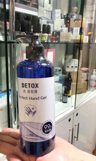 Detox 韓國 酒精搓手液 400ml 超大枝