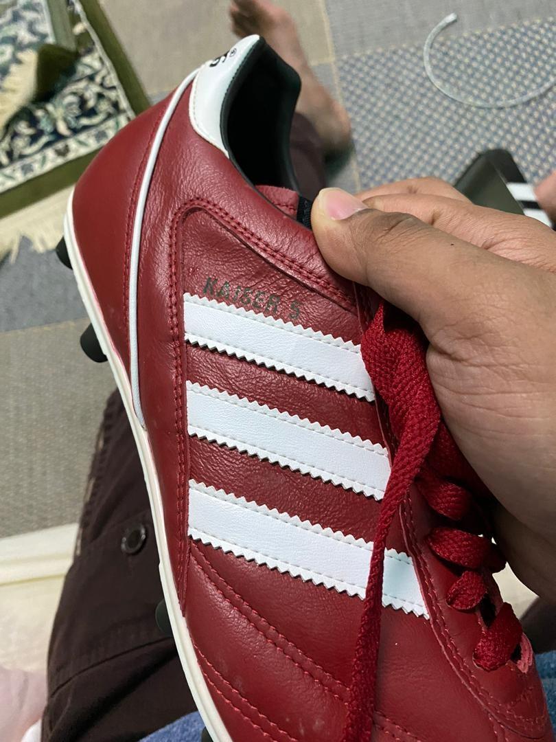 Adidas Kaiser 5 Liga Football Boots (Red), Sports Equipment, Sports & Racket & Ball on