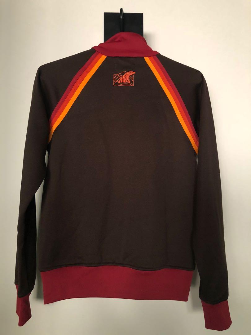ADIDAS ORIGINALS VINTAGE BROWN ORANGE JACKET Women s Fashion