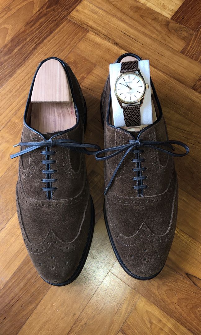 allen edmonds suede